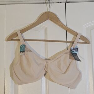 NWT Bali Passion For Comfort Minimizer Underwire Bra DF3385 40C Beige Nude $48